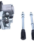 Three Spool Hydraulic Directional Control Valve with Joystick for Heavy Duty Industrial Equipment, 0 to 40 Liters Per Minute Flow, shown with components