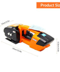 Heavy Duty Rechargeable Electric Strapping Machine Featuring Automatic Tensioner And Fast Hot Melt Sealing, 34cm size.