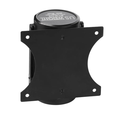 Crowd Control Wall Mount Barrier With 8 Foot Black Retractable Belt, Safe Braking System, metal wall plate, rear view