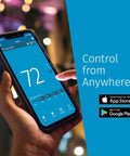 Mobile app interface for Touchscreen Smart Thermostat for Home WiFi Control with Alexa, Energy Star Certified