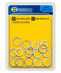 Subaru Oil Drain Plug Gasket Set 16 Pack Crush Washers Replacement Kit for Outback Impreza Forester BRZ displayed in packaging