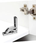 Hidden Folding Hinges With Hydraulic Damping For Quiet Cabinet Doors And Wardrobes 180 Degree Drop Down Soft Close Easy Access 2 Pack