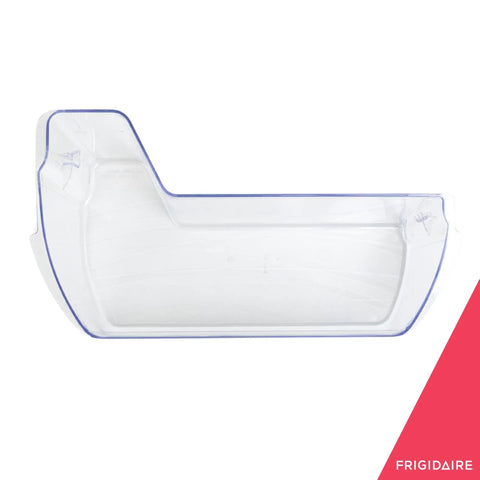 Door Shelf Bin For Refrigerator Replacement Part 242071301, clear plastic storage bin for fridges, side view
