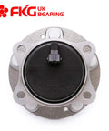 Front view of Rear Wheel Bearing Hub Assembly For Front Wheel Drive SUVs Fits Hyundai Santa Fe 2007 2015, 5 Lug Pattern
