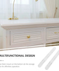 Two Pack Silent Drawer Slides For Kitchen And Bathroom Cabinets, plastic glides, multifunctional, under cabinet application