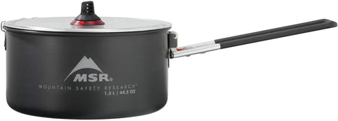 Go To Solo Camping Pot 1.3 Liter With Nonstick Ceramic Fusion Coating lightweight aluminum cook pot with lid and handle