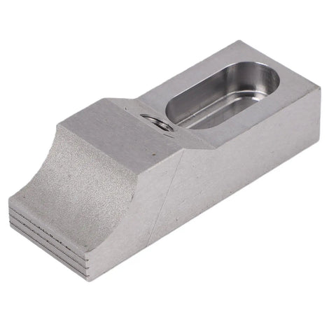 Compact Low Profile Toe Clamps With 60kN Force Made From Tough S136H Steel For Precision CNC Milling And Grinding Workholding On Small Setup Vises, showing a side view of a S136H steel toe clamp.