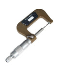 Pro Grade Small Head Thin Rod Mechanical Outer Diameter Micrometer For Spline Shafts And Tight Slots 0 To 25 Mm Range tool close-up view