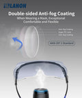 Over Glasses Safety Goggles With Anti Fog Lenses ANSI Z87 1 Certified, showing double-sided anti-fog coating detail.