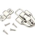 10 Pack Metal Duck Billed Box Hasp Lock Toggle Latch Catch Built Tough In Antique Silver Finish With Mounting Screws For Jewelry Boxes Cabinets Toolboxes