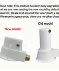 Comparison of new and old models of a micro hydro turbine generator, side by side, showcasing differences in size and design.