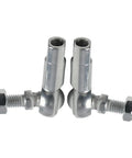 Beefy M8 By 1.25mm Rod End Bearing Set With 8mm Bore, Ball Joint Tie Rod Ends For Steering On ATV Go Kart Mini Bike Drift Trike And Industrial Machinery, Left And Right Hand Threads, steel pair