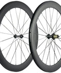 Road Ready Turbo Carbon Wheelset 38 50 60 88mm For 700c Clincher 23mm Wide UD Matte Finish Aero Rim Set Built For Speed V Brake Compatible Shimano 8 9 10 11 Speed Cassette Body