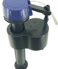 Hassle Free Fill Valve Replacement For 1.28 GPF Lowes AquaSource Toilets Cupc Certified toilet fill valve with blue cap.