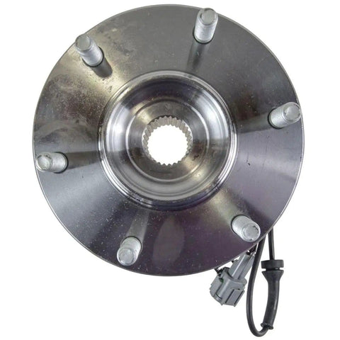 Top view of Front And Rear Wheel Hub And Bearing Assembly Kit Heavy Duty For Infiniti QX56 2004 2007 Nissan Armada 2005 2007