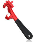 Ultimate 3 In 1 Bung Wrench And Bucket Opener Tool For Tough Aluminum Drum Lids Fits 5 To 55 Gallon Paint Cans Pails with rubber grip