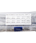 200 Piece Hex Socket Set Screw Kit Flat Point Stainless Steel M3 M4 M5 M6 M8 DIN 913 Garage Ready Organizer Case view