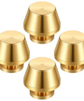 Gold Brass Nailhead Studs For Leather Purses, set of 4 heavy duty screw back purse feet hardware.