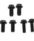 Rock Solid Reverse Thread Bolt Set Featuring M6 M7 M8 Hex Flange Screws forged from 8.8 grade carbon steel pack of 6 black bolts.