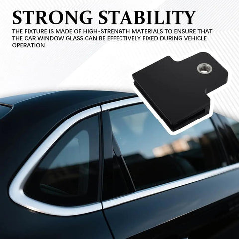 Two Pack Window Glass Channel Clips For Front Door Fitment Durable Glass Lifter Bracket Buckle Retainer Clip Universal Quick Installation Replacement Accessory For Most Cars next to a vehicle door.
