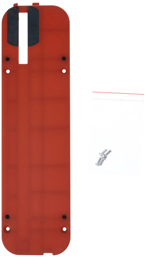 Hella Slick Zero Clearance Insert For Table Saws That Delivers Spot On Precision Cuts And Keeps Your Kerf Tight Solid Match For 4000 And 4100 Series Tools In Fresh Red Tone, includes red plate and screws.