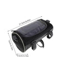 Top Notch Bike Handlebar Bag Front Mount With Quick Clip For Super Easy Commuting And Riding Adventures On Any Scoot Or Cycle Plus Durable Oxford Cloth Cover, 21.5cm black bag