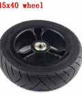 6 Inch Solid Tire Set For Electric Skateboard Longboard Airless Wheel 145x40 With Plastic Hub And Pulley Upgrade