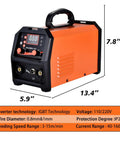 4 In 1 Portable Inverter Welder With 160A Dual Voltage Do It All MIG MMA Lift TIG Arc Welding Machine For Home Workshop