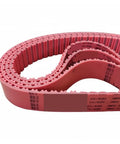 Heavy Duty Timing Belt For 3D Printers And Robotics Featuring Heat Resistant Build And Smooth Power Transfer Made For Atp10 Machines, red ribbed design