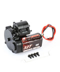 Upgraded 180 Motor And 32T Metal Gearbox Transmission For FMS 1 To 24 FCX24 Power Wagon Smasher V2 Monster Truck Black
