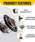 High Performance Engine Coolant Thermostat For Honda Crv Civic Crz Replaces Oem 19301 Paa 306 Rna 315 detailed view with product features.