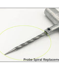 4 Pack Tire Reamer Drill Bits Probes for Puncture Repair with metal spiral attachment for tire plug kits.