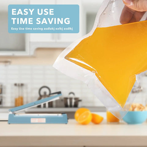 16 Inch Tabletop Manual Impulse Heat Sealer Machine For Sealing All Types Of Plastic Bags And Pouches That's Quick And Easy To Use And Gets The Job Done Fast Without Any Hassle
