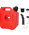 5 Liter Fuel Storage Tank With Bleed Valve And Transfer Pump, Portable Gas Jug For Cars, Motorcycles, Boats And Outboard Motors, Includes Guide Pipe, Tough HDPE Construction For Safe, Easy Fuel Storage And On The Go Transport