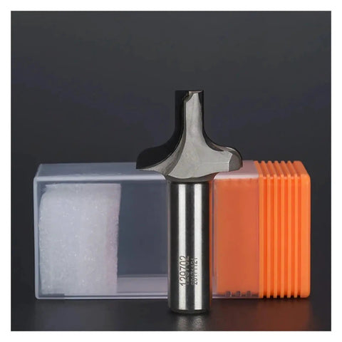 Top Shelf Diamond Router Bit For Door Frames And Windows Built Tough As Nails For Daily Shop Cuts Runs Slick Through Wood And Mdf, shown with a protective case.
