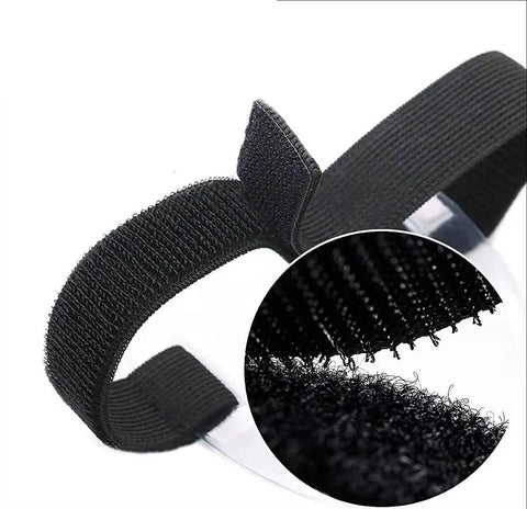 Close-up of Two Pack Arm Badge Holder Armband ID Card Holder With Adjustable Elastic Strap, highlighting Velcro detail