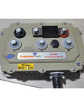 Heavy Duty EV Car Controller For 48V 60V 72V AC Motor Drives Universal Fit With MC3526 MC3527 MC3528 Series gray aluminum unit with connectors.