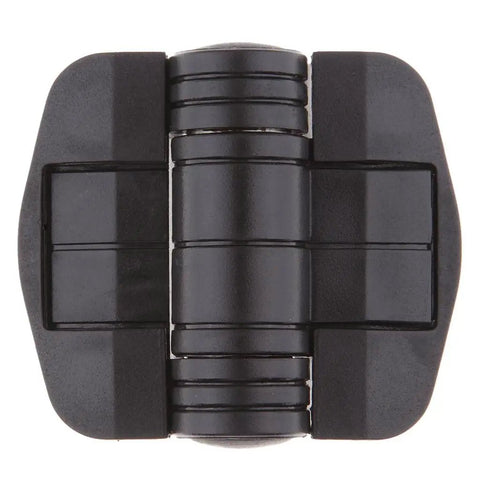Black Position Control Butt Hinge with Stainless Tube for Cabinets Cupboards Closets Showcases and Office Doors 80 Degree Nylon