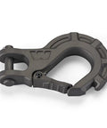 Epic 3/8 Inch Steel Winch Hook For Off Road Recovery Built In Beverage Opener 12,000 Lb Capacity 6 Ton Forged Steel Black