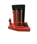 Heavy Duty Hydraulic Toe Jack Pumps Out Beefy 40 Ton Top Lifting Power And A Rock Solid 20 Ton Toe Pull With Snappy Six Inch Stroke.