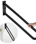 28 Inch Stainless Steel Hand Rail For One To Five Steps With 1.25 Inch Tube Oil Rubbed Black Wall Mounted Grab Bar For Stairs