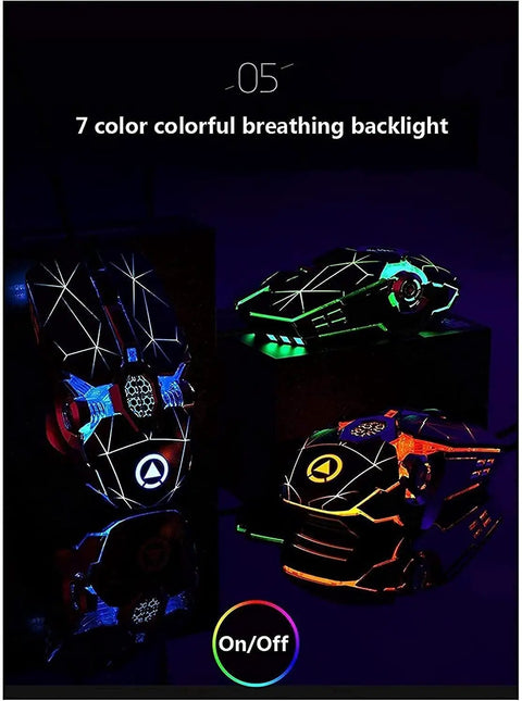 Level Up Your Desk Setup With This Solid Usb Wired Gaming Keyboard And Mouse Combo Packed With Mechanical Feel Anti Ghost Keys And Sick Led Backlighting For Pc And Laptop Gaming Sessions, featuring colorful breathing backlight on gaming mice.