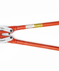 PowerPivot Center Cut Double Action Bolt Cutter Beast, 36-Inch Heavy Duty Tool With Induction Hardened Center Blades, red handles