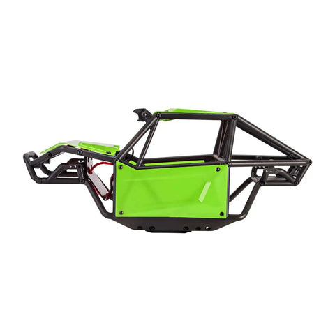 Nylon Rock Buggy Roll Cage Body Shell Kit For 1/10 RC Crawlers With DIY Unassembled Design, side view of lightweight tube frame