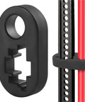 Rust-Resistant Hi-Lift Jack Handle Keeper Accessory Upgrade Bar Protector, durable black rubber retainer clip for secure handle.