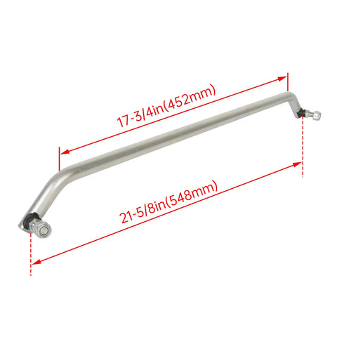 Steering Tie Rod Linkage Assembly Replacement For John Deere LX255 LX266 LX277 LX279 LX288 Direct Fit Built Tough Zinc Plated Steel Reinforced Design For Durable Steering Performance And Longevity Replaces AM133802 AM123555, 17-3/4 in