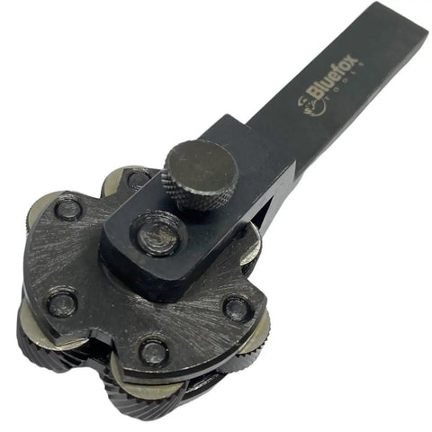 6 Head Lathe Knurling Tool Holder With Rotating Head 3/4 By 5 Inch Diamond Knurling Wheels Set 3 Pairs Durable Alloy Steel