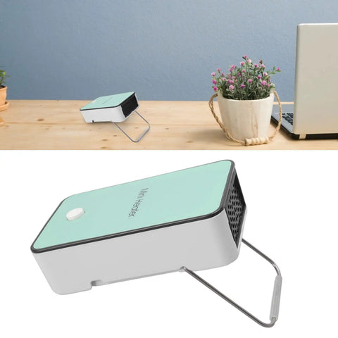 Compact Desk Space Heater With Adjustable Tilt Bracket Crank Up The Heat In Seconds Ultra Quiet 40dB With Overheat Protection Cyan Finish