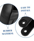 Close-up of Roller Skate Brake Stopper Replacement Pad With Screws showing rubber material and easy install features.