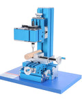 Heavy Duty Metal Mini Milling Machine And Benchtop Wood Lathe Built For Hella Smooth DIY Projects Killer precision controls on aluminum frame.
